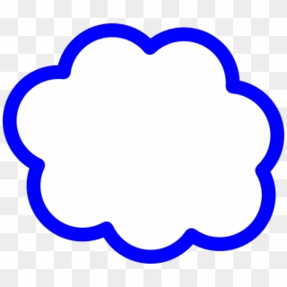 Blue Cloud Svg Clip Arts Download - Cloud Clip Art - Png Download