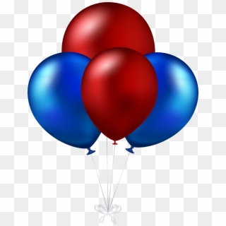 Red And Blue Balloons Transparent Png Clip Art Image