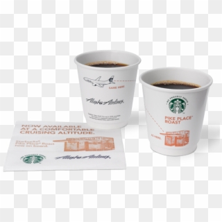 Alaska Airlines And We Proudly Brew Starbucks Coffee - Alaska Airlines Starbucks Clipart