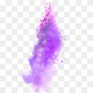 Purple Sticker - Purple Powder Explosion Png Clipart