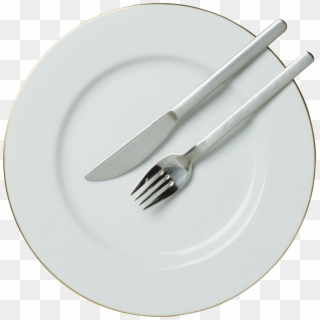 Offering Plate Png - Plate And Cutlery Png Clipart
