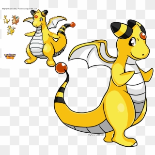 “ Ampharos X Dragonite Amphanite Spliced By - Cartoon Clipart