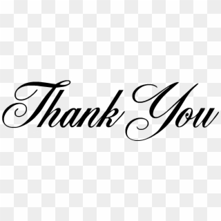 Thank You Png Images - Formal Thank You Png Clipart