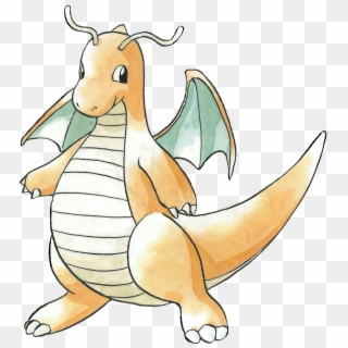 In Red And Blue, Dragonite And Charizard Had Such Different - Dragonite Artwork Clipart