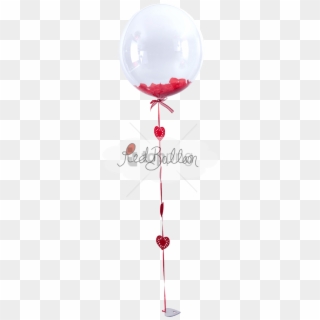Flutter Petals Valentines Red Balloon Cork - Illustration Clipart