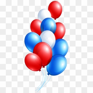 4th July Balloon Bunch Png Clip Art Image - 4th Of July Balloon Clip Art Transparent Png
