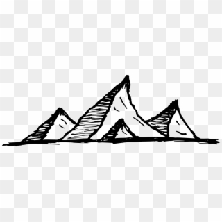 Free Download - Mountain Drawing Doodle Png Clipart