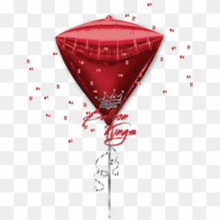 Diamondz Red - Balloon Clipart