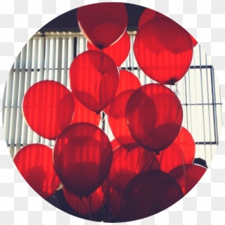 Tumblr Aesthetic Red Redballoon Redballoons Balloon - Light Red Tumblr Aesthetic Clipart