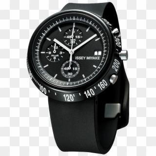 Issey Miyake Trapezoid Black Watch, Steel-0 - Issey Miyake Trapezoid Watch Clipart