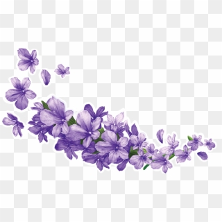 Clipart Roses Lavendar - Lavender Flower Png Transparent Png