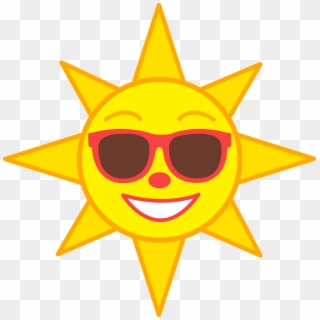 Cartoon Sun Photos - Sun With Sunglasses Clip Art - Png Download