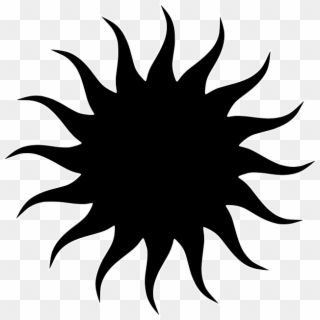 Clipart Sun Silhouette Png - Apollo Symbol Percy Jackson Transparent Png