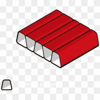 Trapezoid Box Baffle Structure - Graphics Clipart