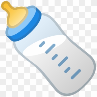 Baby Bottle Icon - Biberon Emoji Clipart