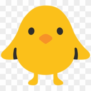 Baby Chick Emoji - Front Facing Baby Chick Clipart