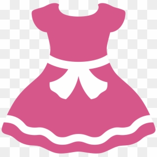 Open - Pink Dress Emoji Clipart