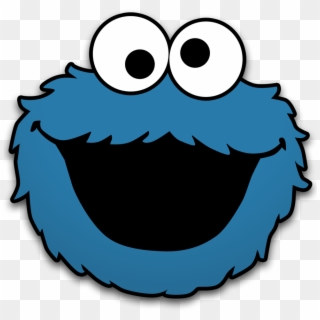 Drawn Cookie Baby Elmo - Cookie Monster Png Transparent Clipart