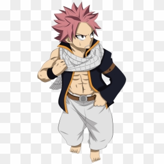 Natsu Continues Wearing Igneel's Scarf And Retains - Fairy Tail Natsu Cicatrice Clipart