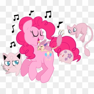 Deerspit, Cigarette, Crossover, Happy, Jigglypuff, - Jigglypuff And Pinkie Pie Clipart