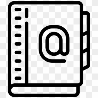 Address Icon Free - Dictionary Icon Png Clipart