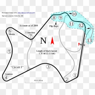 Morgan Park Raceway Track Map Clipart
