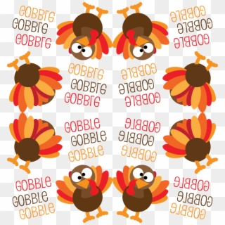 Gobble, Gobble, Gobble Funny Turkey Thanksgiving Wallpaper - Gobble Gobble Gobble Clipart