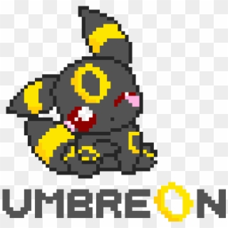 Umbreon Direct Image Link - Minecraft Pixel Art Pokemon Umbreon Clipart