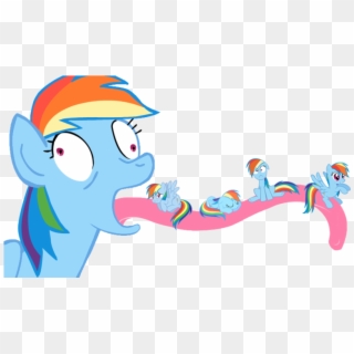 Dashstorm, Derp, Female, Impossibly Long Tongue, Mare, - Lick Png Clipart