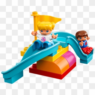 Large Playground Brick Box - Lego Duplo Playground Clipart