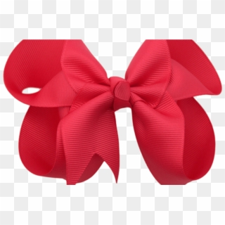 4 Inch Solid Color Boutique Hair Bows The Solid Bow - Red Hair Bow Png Clipart