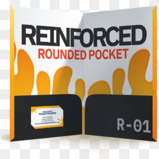 Reinforced Pocket Presentation Folder - Graphic Design Clipart