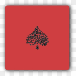Poker Spade Icons Diwali Coasters - Christmas Tree Clipart