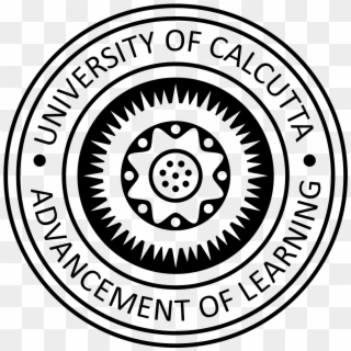 Official Calcutta University Logo Clipart