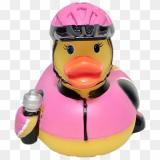 Biker Cyclist Rubber Duck Clipart