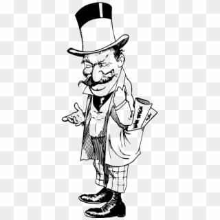 Evil Top Hat Man , Png Download - Evil Top Hat Man Clipart