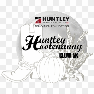 Huntley Hootenanny Glow 5k Run/walk - Illustration Clipart