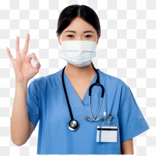 Women Pointing Perfect Symbol - Women Doctors Png Clipart