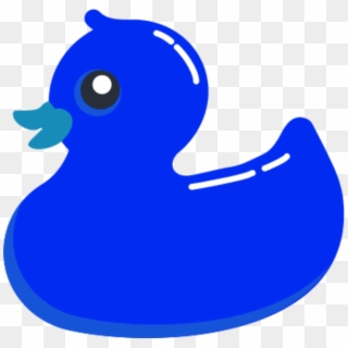 Download - Blue Rubber Duck Clip Art - Png Download
