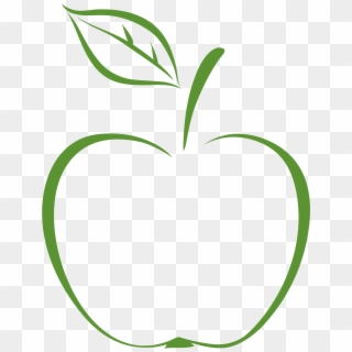 Apple Stem And Leaf Clipart - Png Download