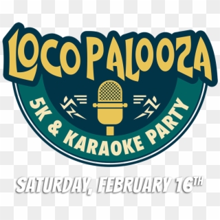 The 7th Annual Locopalooza 5k & Karaoke Party Is Returning - Emblem Clipart