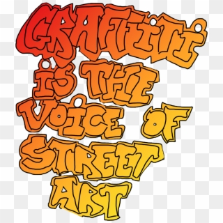 Graffiti Is The Voice Of Street Art Clipart