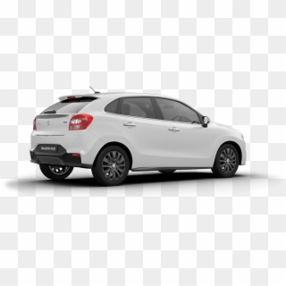 Baleno Rs Arctic White Car Back Side View - Hot Hatch Clipart