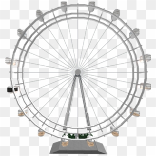 Ferriswheel Sticker - London Eye Transparent Background Clipart
