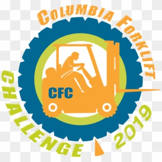 2019 Columbia Forklift Challenge Logo - Circle Clipart