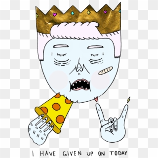 Art Pizza King Transparent - Cartoon Clipart