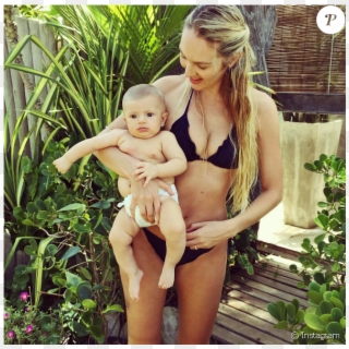 Candice Swanepoel Et Son Fils Anacã - Candice Swanepoel Mit Baby Clipart