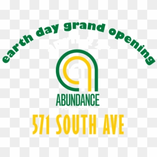 The Abundance Food Co-op Earth Day Grand Opening - Graphic Design Clipart
