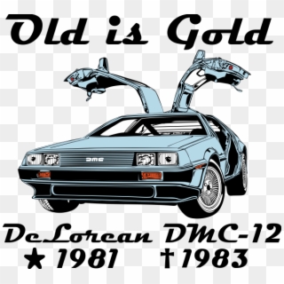 Delorean Dmc-12 "back To The Future" - Nissan Skyline Clipart