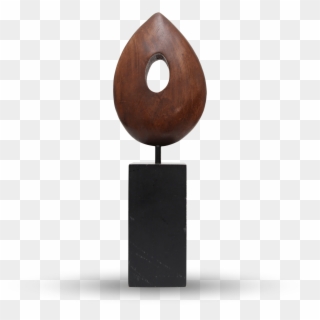 "teardrop" Wooden Abstract Sculpture Ruby Atelier - Bronze Sculpture Clipart